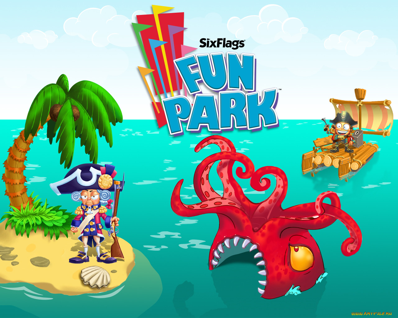 , , six, flags, fun, park